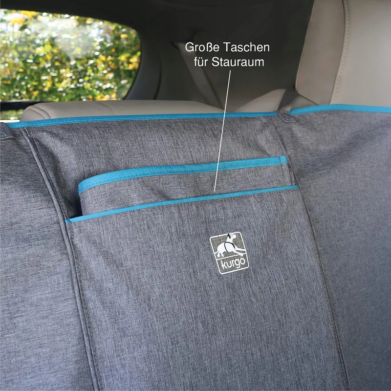 KURGO Hondenmat Waterdicht Achterbank Bescherming Auto Grijs — foto 4
