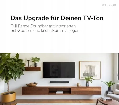 DENON DHT-S218 Soundbar 2.1 Dolby Atmos Subwoofer Bluetooth 4K HDMI ARC — foto 3