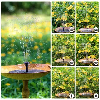 AISITIN Solar Fonteinpomp 2,5W Drijvend Vijver 6 Sproeiers — miniatuur 7