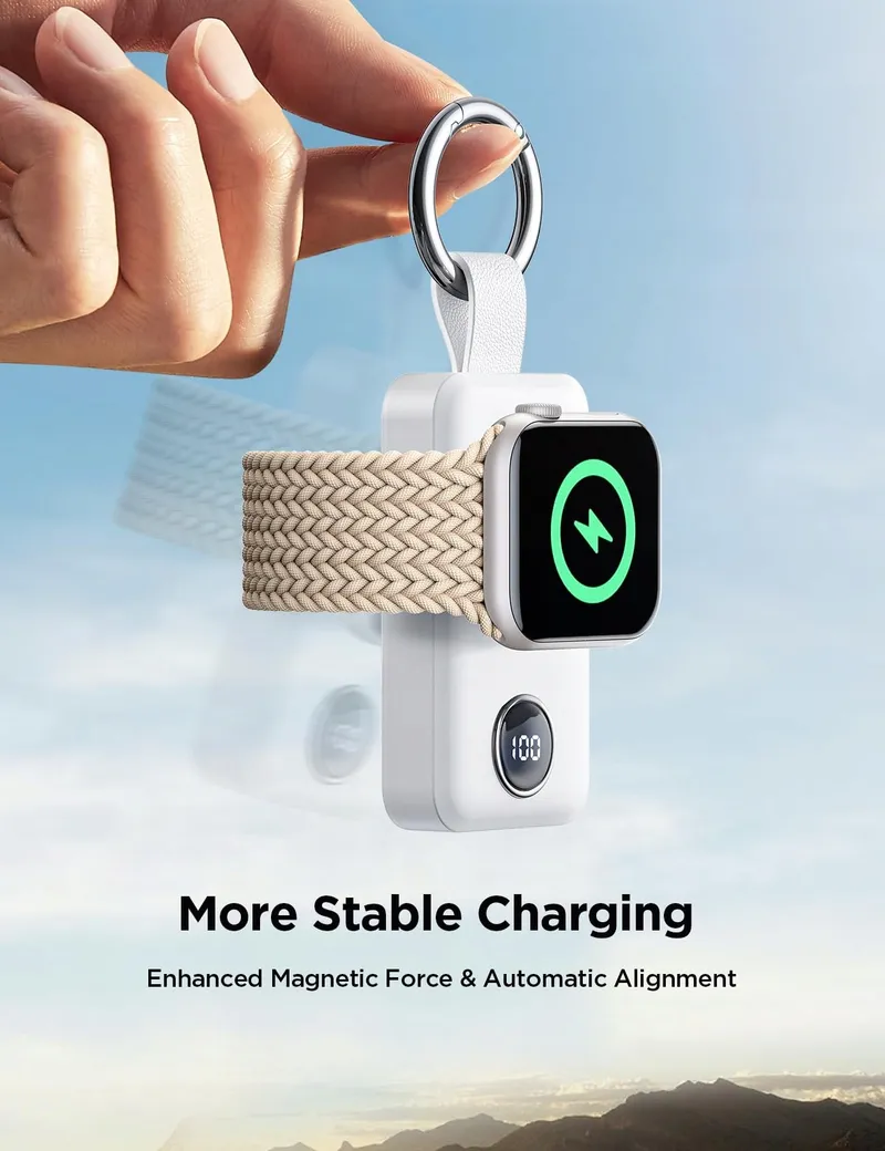 JOYROOM Draadloze Oplader 2000mAh Apple Watch Series — foto 3