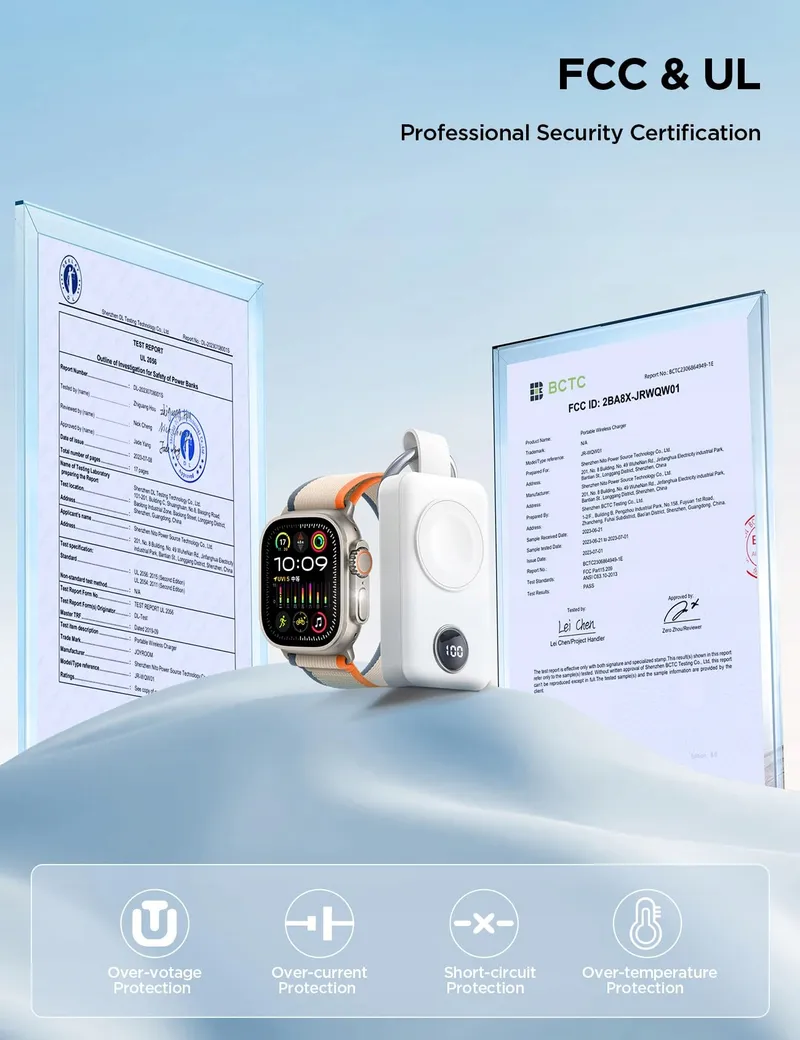 JOYROOM Draadloze Oplader 2000mAh Apple Watch Series — foto 7