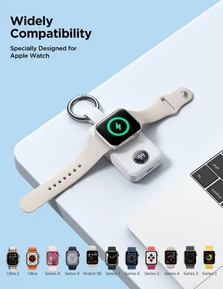 JOYROOM Draadloze Oplader 2000mAh Apple Watch Series — miniatuur 6