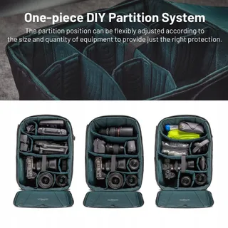 PGYTECH OneMo Lite Camerarugzak 22L Waterdicht DJI DSLR SLR — miniatuur 5