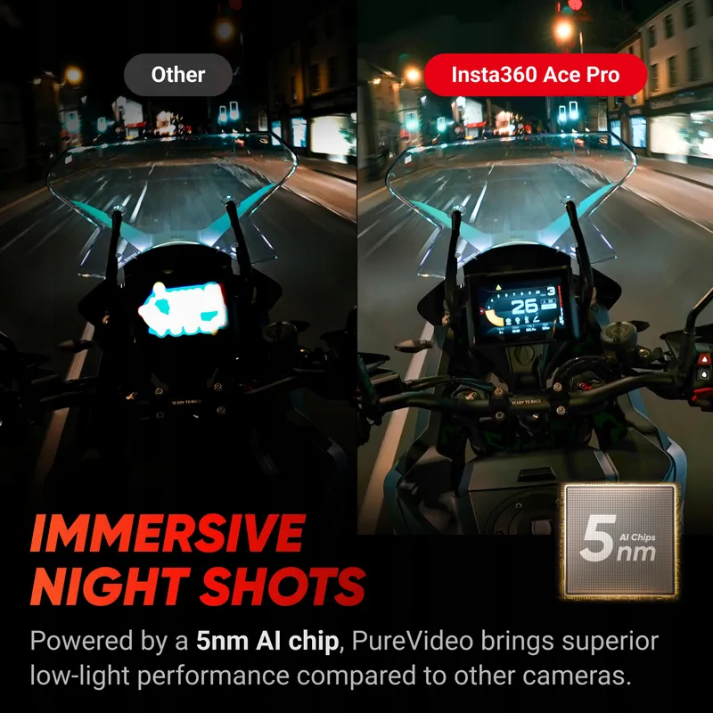 INSTA360 Ace Pro Waterdichte Actiecamera 4K120fps 1/1,3" Sensor KI — foto 2