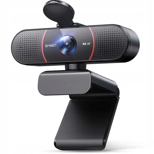 EMEET C960 Webcam 4K UHD Lensdop Dubbele Microfoon USB — foto 1