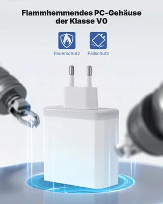 TUPNEUF USB Oplader 6-Poorten 33W QC3.0 Snelladen iPhone iPad — miniatuur 3