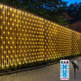 CORST Zonne-Netverlichting Buiten 200 LED 3,6x1,5m — miniatuur 1