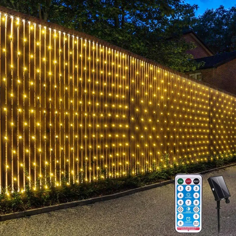 CORST Zonne-Netverlichting Buiten 200 LED 3,6x1,5m — foto 1