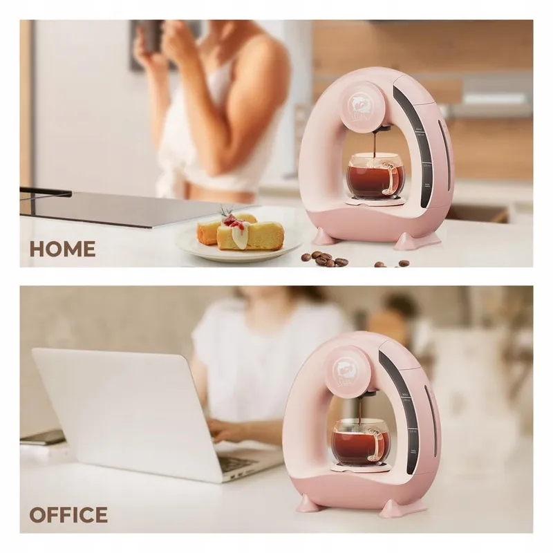 CAFILAS Mini Q 2-in-1 Koffie Thee Zetapparaat Filter Roze — foto 3