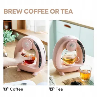 CAFILAS Mini Q 2-in-1 Koffie Thee Zetapparaat Filter Roze — miniatuur 2