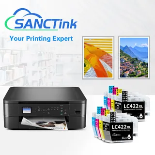 LC422 Inktcartridges Voor Brother MFC-J5340DW J5345DW J5740DW 8-Pack — miniatuur 7