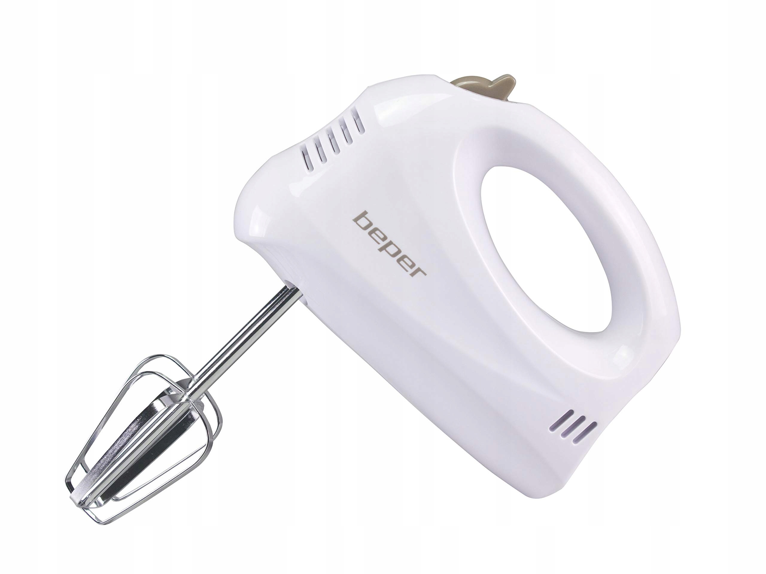 BEPER BP304 Handmixer 150W 5 Snelheden Wit Chroomstaal