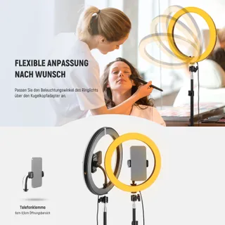 NEEWER 30cm 24W LED Ringlicht Telefoon Bicolor USB-C — miniatuur 8