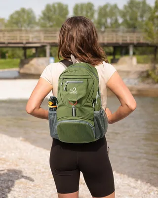 WATERFLY Lichte Opvouwbare Rugzak 20L Voor Mannen Vrouwen — miniatuur 2