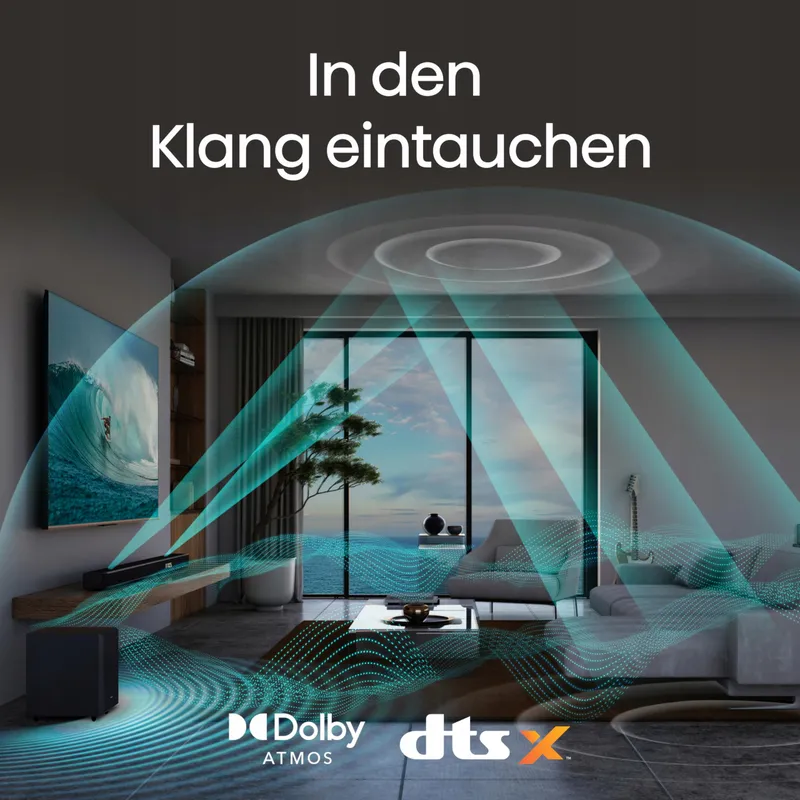 HISENSE AX5125H Soundbar 5.1.2 Dolby Atmos Subwoofer Bluetooth — foto 8