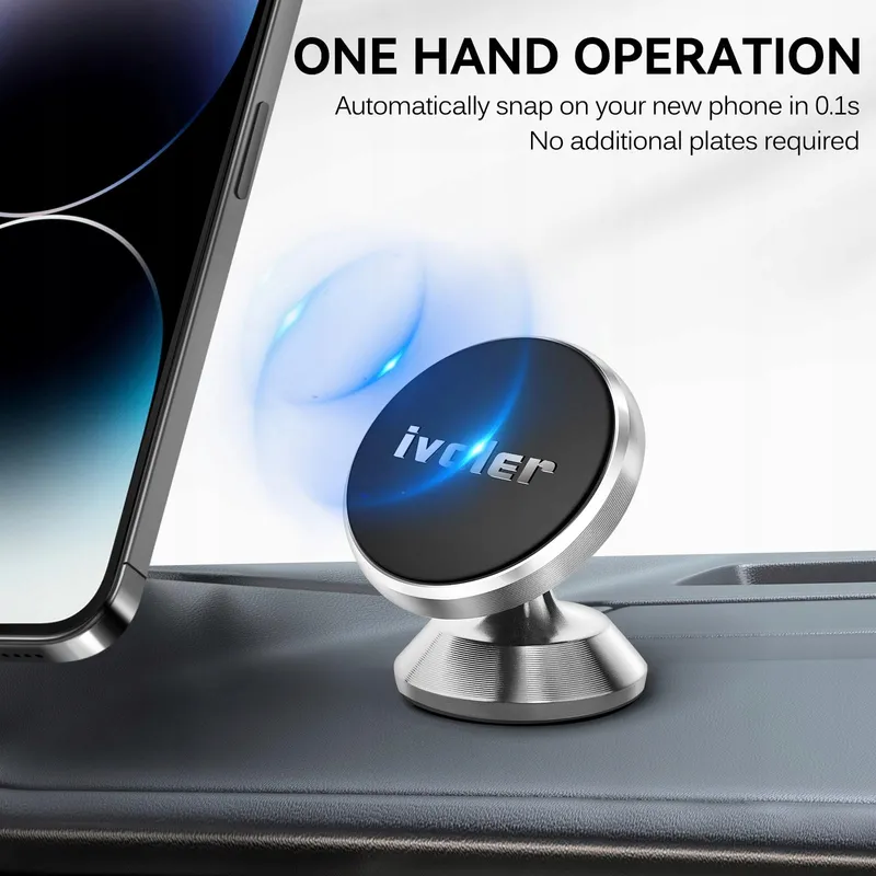 IVOLER 360° Magnetische Autohouder Voor Smartphones — foto 3