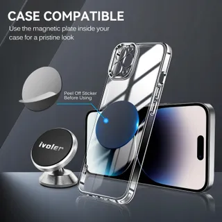 IVOLER 360° Magnetische Autohouder Voor Smartphones — miniatuur 6