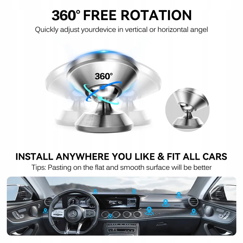 IVOLER 360° Magnetische Autohouder Voor Smartphones — foto 5