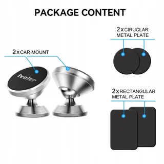 IVOLER 360° Magnetische Autohouder Voor Smartphones — miniatuur 7