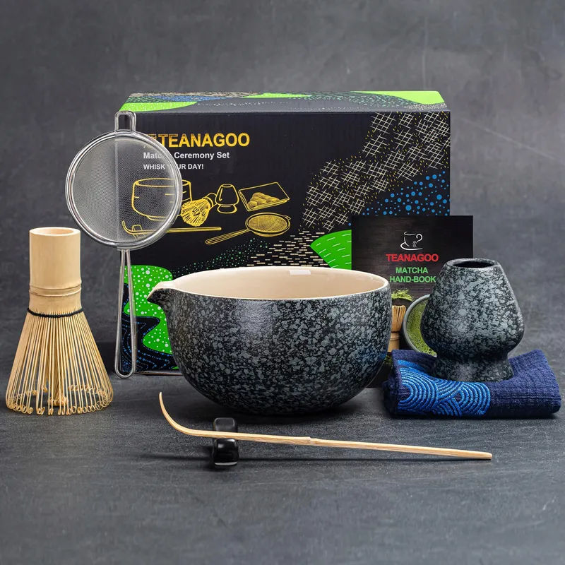 TEANAGOO Matcha Set voor Theeliefhebbers met Kom en Accessoires — foto 1