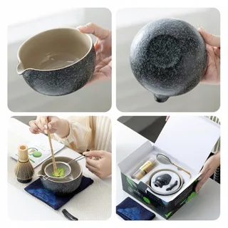 TEANAGOO Matcha Set voor Theeliefhebbers met Kom en Accessoires — miniatuur 2