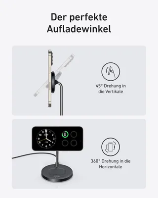 ANKER MagGo MagSafe Oplader 15W 2-in-1 Qi2 iPhone AirPods — miniatuur 4