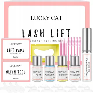 LUCKY CAT Wimperlifting Set Langdurig Makkelijk Gebruik — miniatuur 1