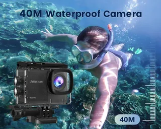4K 60FPS Actioncam 64GB 8X Zoom 40M 48MP EIS Waterdicht WiFi — miniatuur 3
