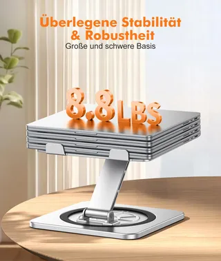EOIWUY Laptopstandaard Verstelbaar Ergonomisch Geventileerd — miniatuur 3