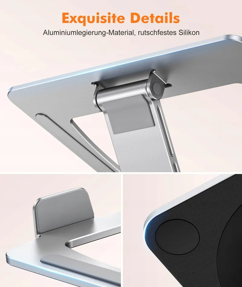 EOIWUY Laptopstandaard Verstelbaar Ergonomisch Geventileerd — foto 7