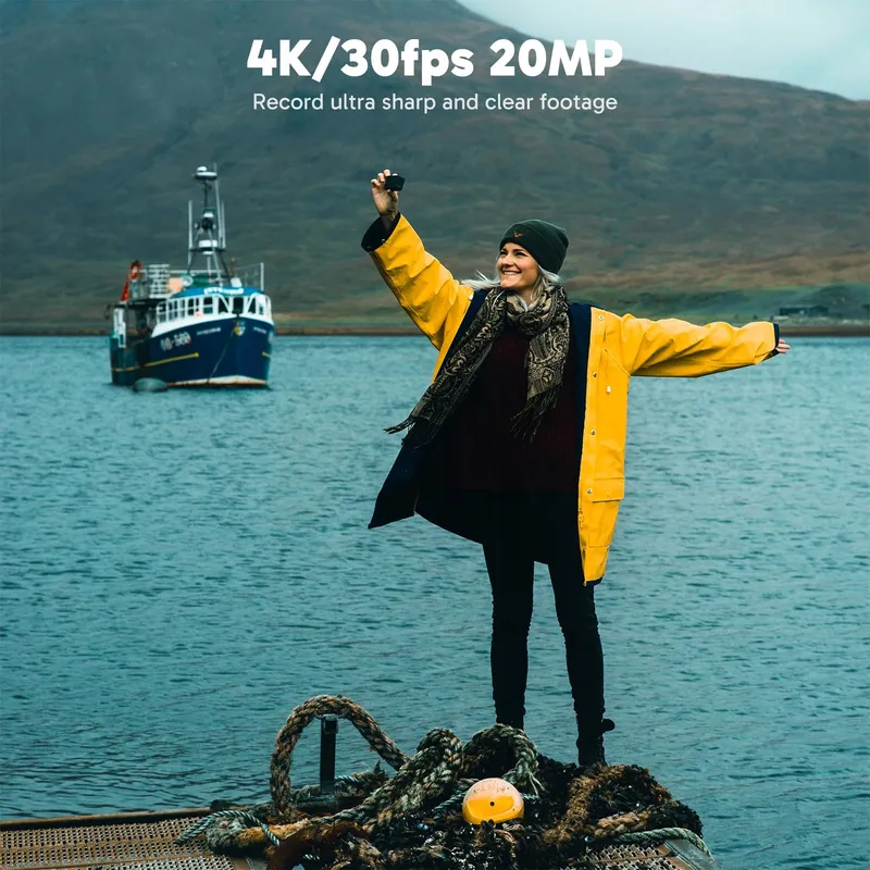 AKASO EK7000 Pro Actiecamera 4K 128GB 20MP WiFi 40M EIS — foto 2