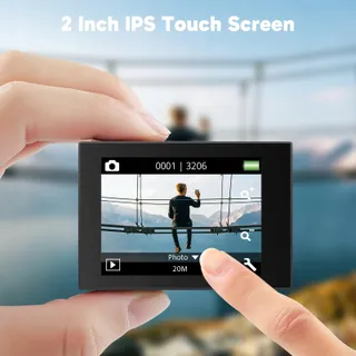 AKASO EK7000 Pro Actiecamera 4K 128GB 20MP WiFi 40M EIS — miniatuur 3