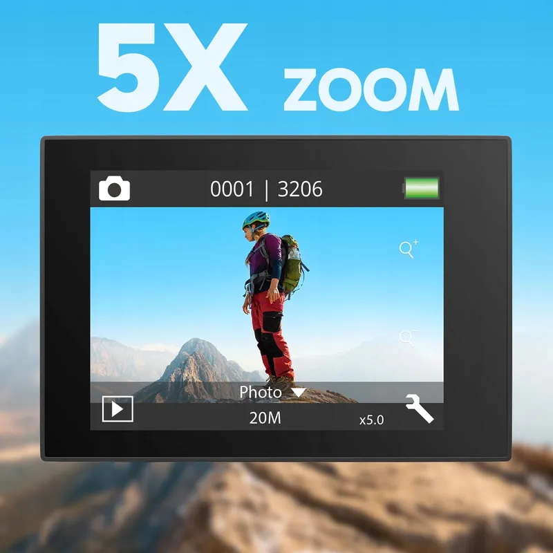 AKASO EK7000 Pro Actiecamera 4K 128GB 20MP WiFi 40M EIS — foto 5