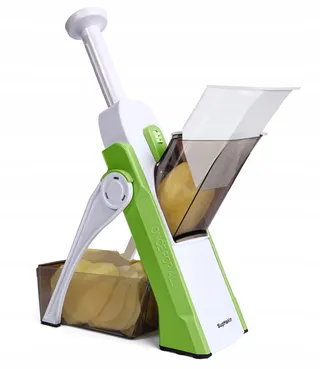 SUPMAKIN Mandoline Groentesnijder Verstelbaar Groen — miniatuur 1