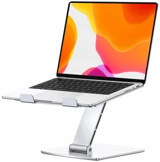 CIRYCASE Laptopstandaard Verstelbaar Aluminium Koelend Zilver