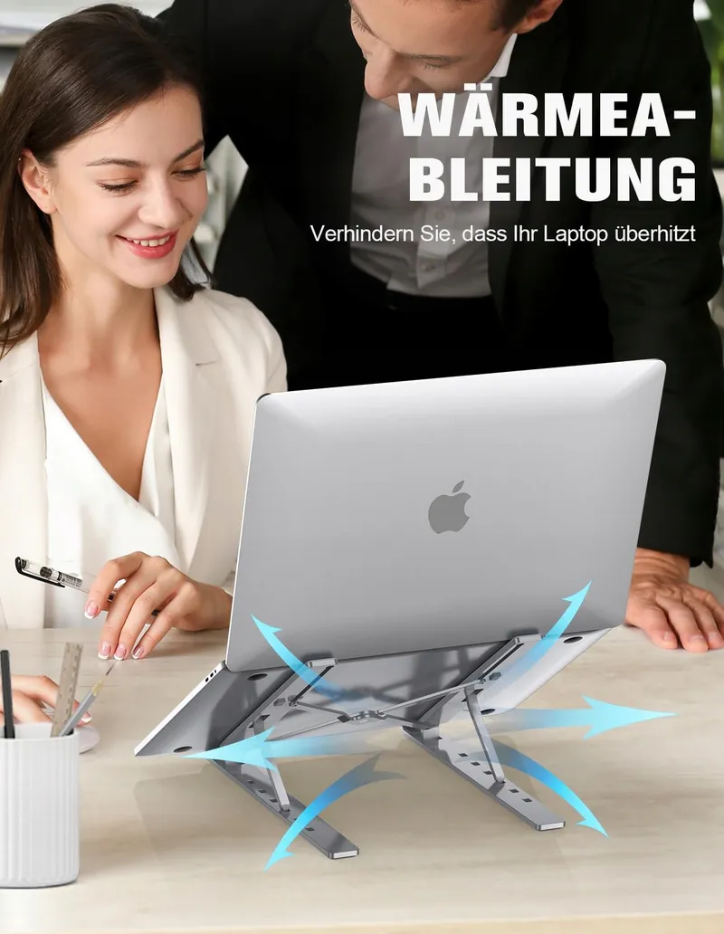 BABACOM Aluminium Laptopstandaard Verstelbaar Compatibel MacBook — foto 7
