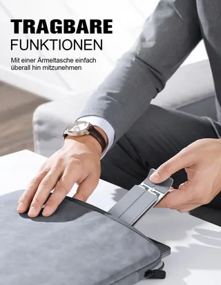 BABACOM Aluminium Laptopstandaard Verstelbaar Compatibel MacBook — miniatuur 4