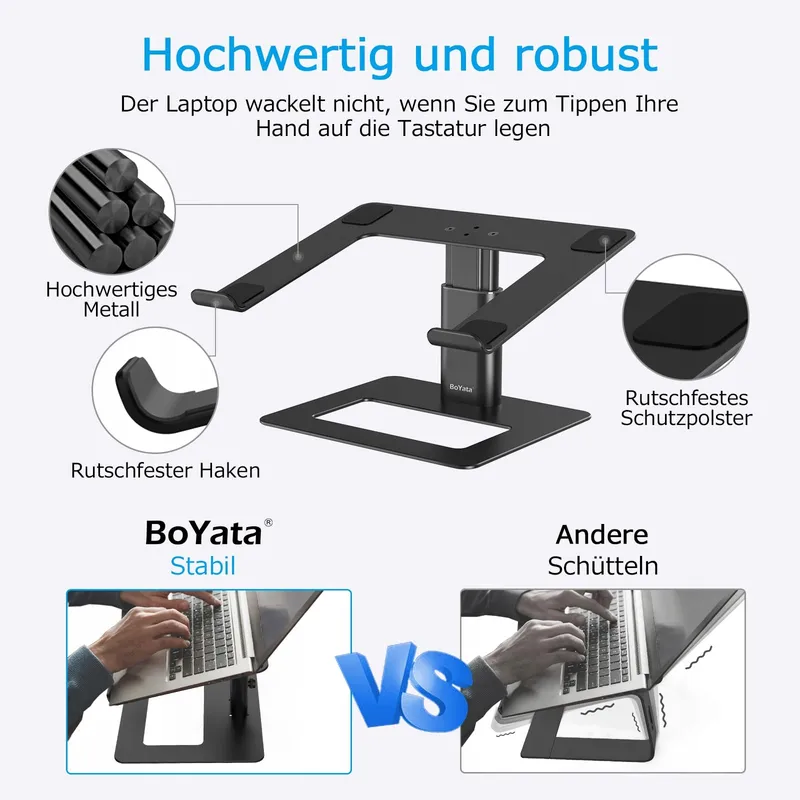 BOYATA Verstelbare Aluminium Laptopstandaard — foto 3