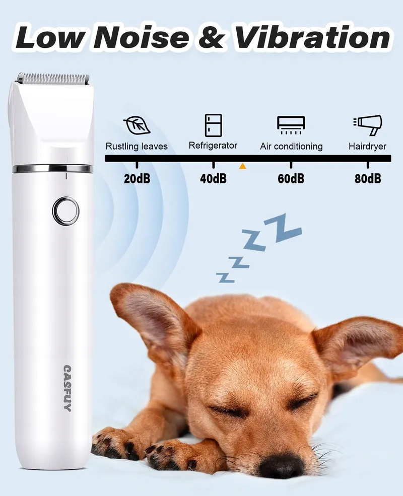 CASFUY Draadloze Pootentrimmer Hond Stil USB — foto 4