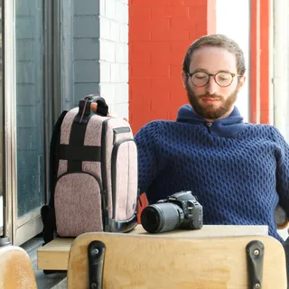 USA GEAR Camerarugzak DSLR Verstelbare Scheidingswanden Bruin — miniatuur 9