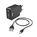 HAMA Snellader 19,5W Met Micro USB Kabel Qualcomm Quick Charge 3.0 — miniatuur 6