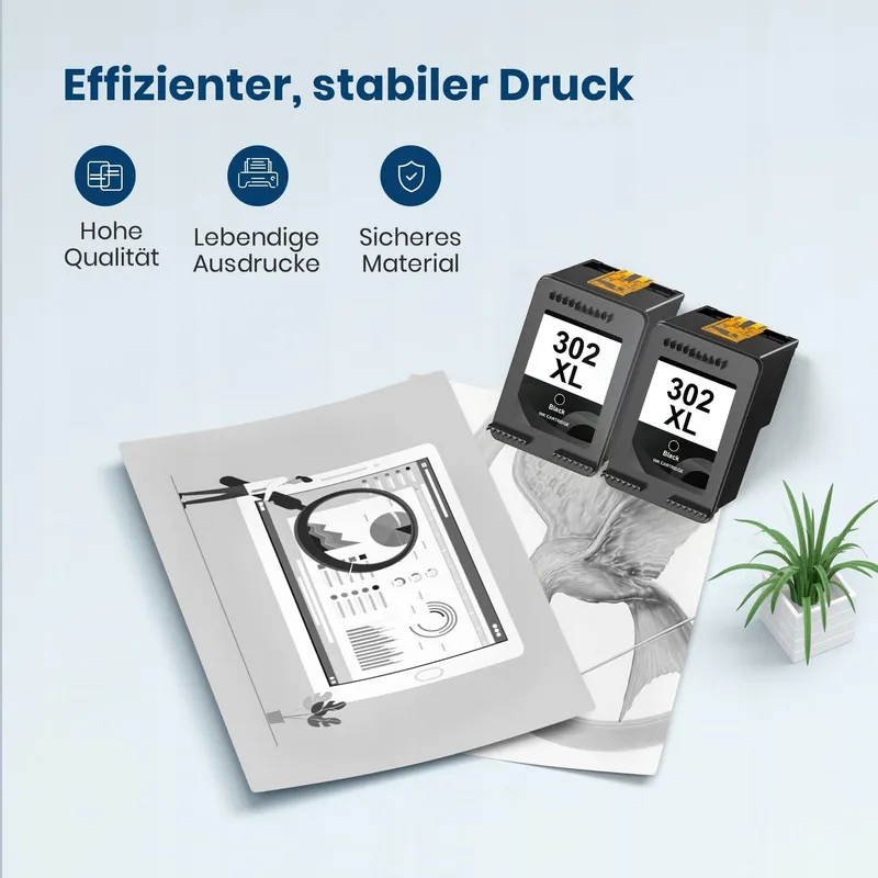 Inktcartridges 302XL Zwart HP Envy Officejet Deskjet — foto 6