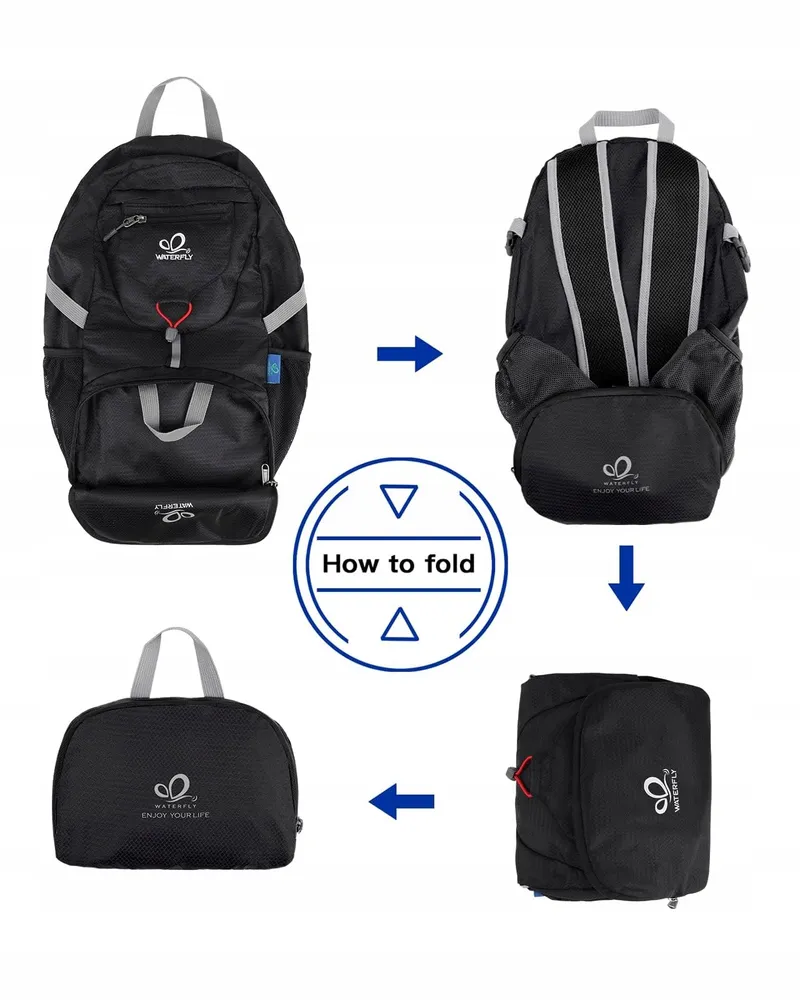 WATERFLY Ultralichte Opvouwbare Rugzak 20L Wandelen Uniseks — foto 6