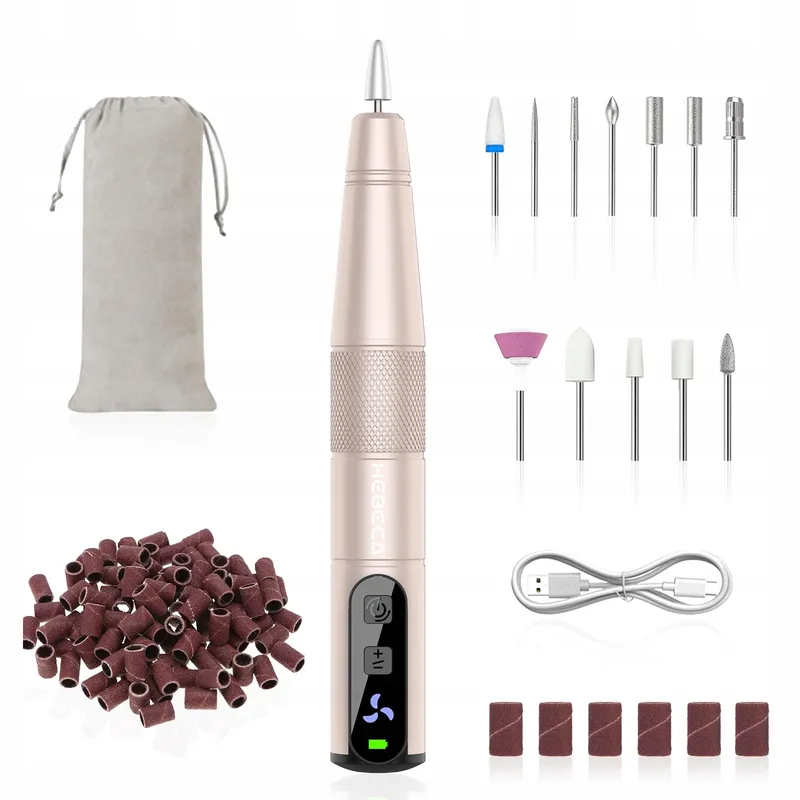 HEBECA Manicure Pedicure Set Draadloos 12-in-1 Goud — foto 1