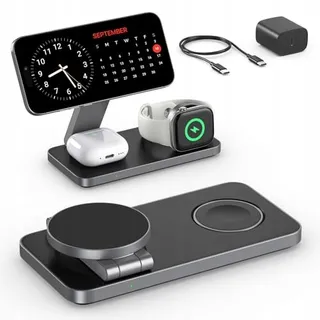 MAGSAFE Oplaadstation 3-in-1 iPhone Apple Watch AirPods Pro — miniatuur 1