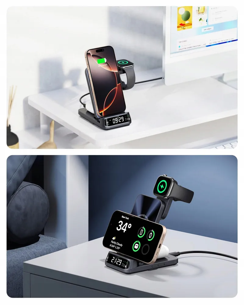 MAGSAFE Oplaadstation 3-in-1 iPhone Apple Watch AirPods Pro — foto 9