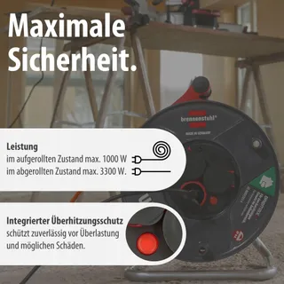 BRENNENSTUHL Garant V2 Kabelhaspel 50m Buiten IP44 — miniatuur 6