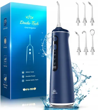 DADA-TECH Monddouche Draadloos 4 Modi 7 Sproeiers 300M Blauw