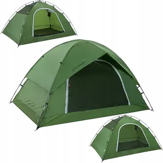 CLOSTNATURE Koepeltent 4 Personen Waterdicht Licht Camping — miniatuur 9