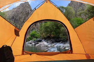 CLOSTNATURE Koepeltent 4 Personen Waterdicht Licht Camping — miniatuur 8